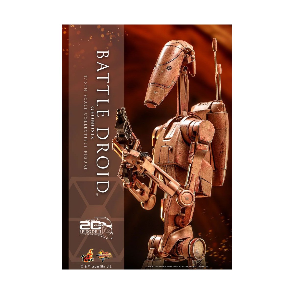 Hot toys - Star Wars Attack of the Clones - Droide de combate (Geonosis)