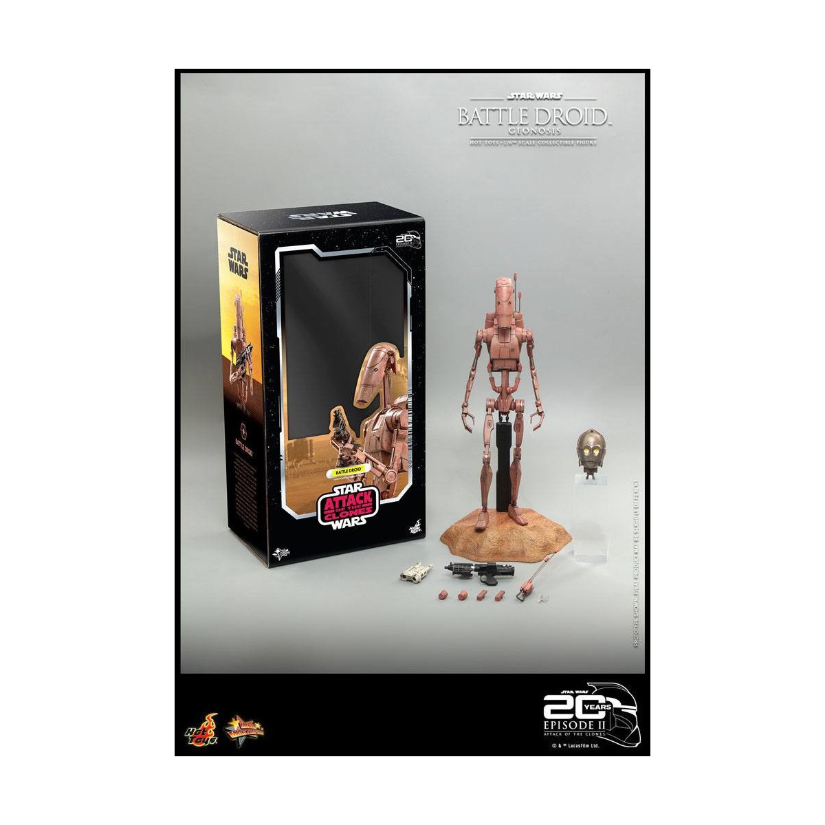 Hot toys - Star Wars Attack of the Clones - Droide de combate (Geonosis)
