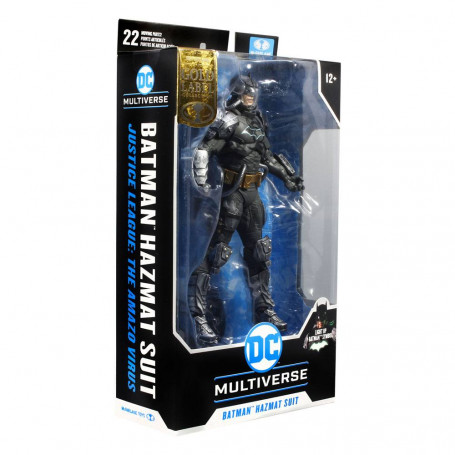 Mc Farlane - DC Multiverse - Batman Hazmat Suit Gold Label Light Up Batman Symbol - 1/12