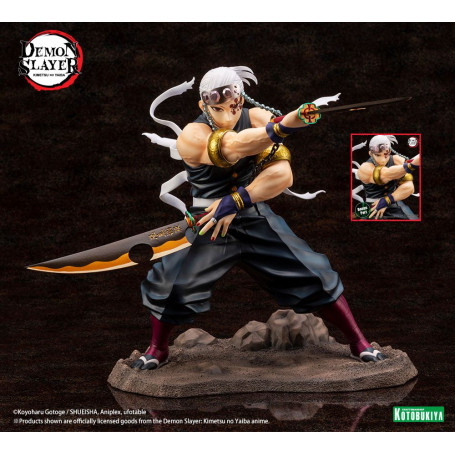 Kotobukiya - Tengen Uzui Bonus Edition - Demon Slayer: Kimetsu no Yaiba PVC ARTFXJ 1/8