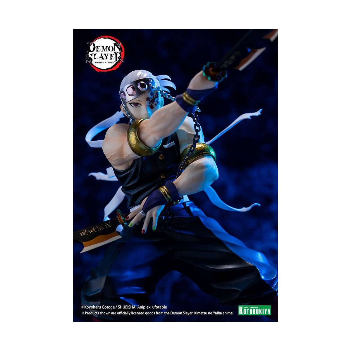 Kotobukiya - Tengen Uzui Bonus Edition - Demon Slayer: Kimetsu no Yaiba PVC ARTFXJ 1/8