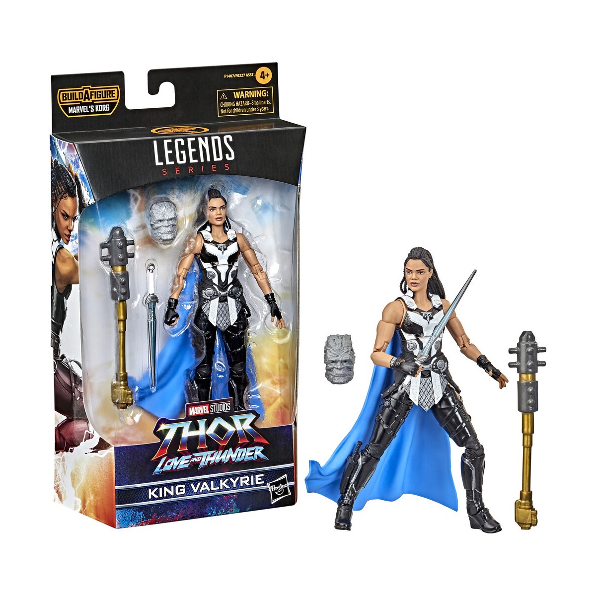Marvel Legends Series - Rey Valquiria - Korg Build a Figure - Thor: Love & Thunder