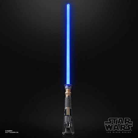 Hasbro - Sable láser Force Fx de Obi-Wan Kenobi - Réplica de la serie negra Elite