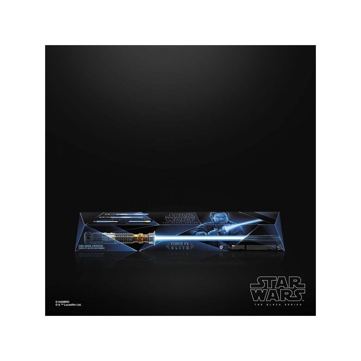 Hasbro - Sable láser Force Fx de Obi-Wan Kenobi - Réplica de la serie negra Elite