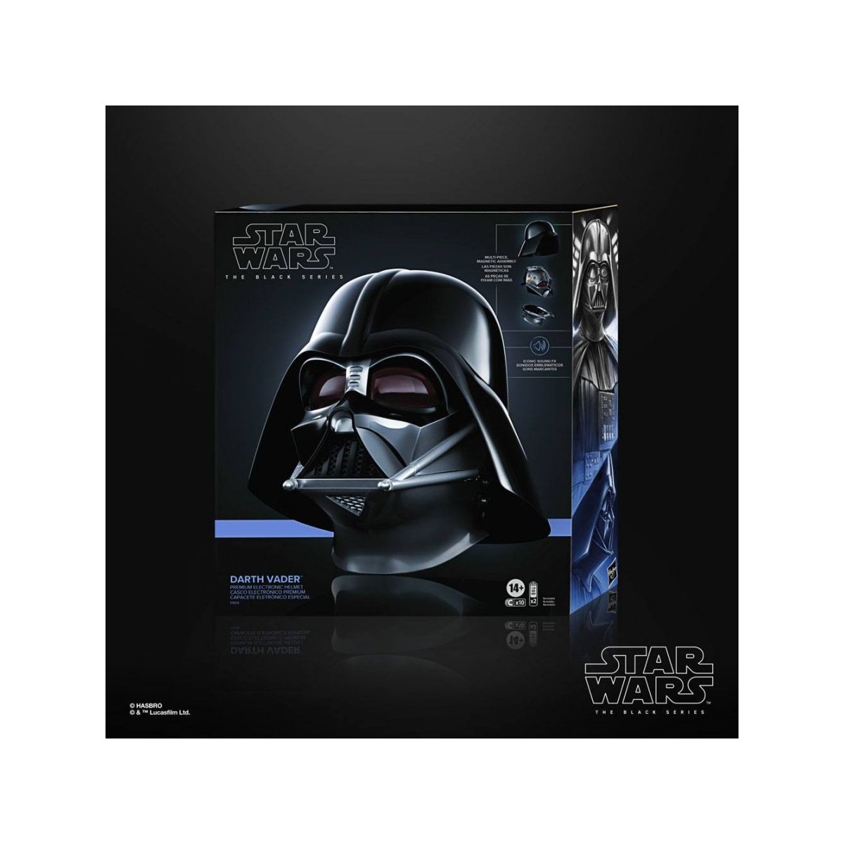 Hasbro - Casco electrónico Darth Vader 2022 - Star Wars: Obi-Wan Kenobi Black Series