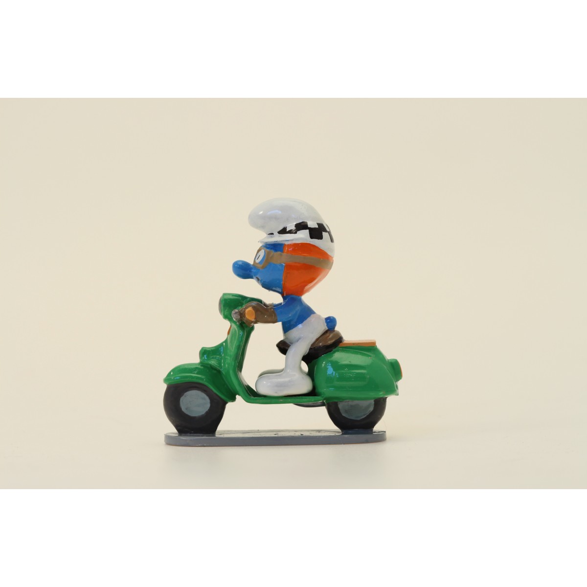 Pixi Origine - Normas de tráfico, Pitufo verde en patinete - Los Pitufos