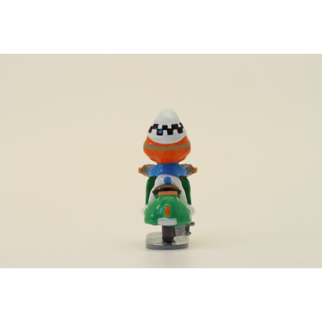 Pixi Origine - Normas de tráfico, Pitufo verde en patinete - Los Pitufos