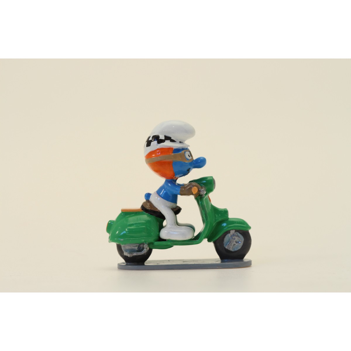 Pixi Origine - Normas de tráfico, Pitufo verde en patinete - Los Pitufos
