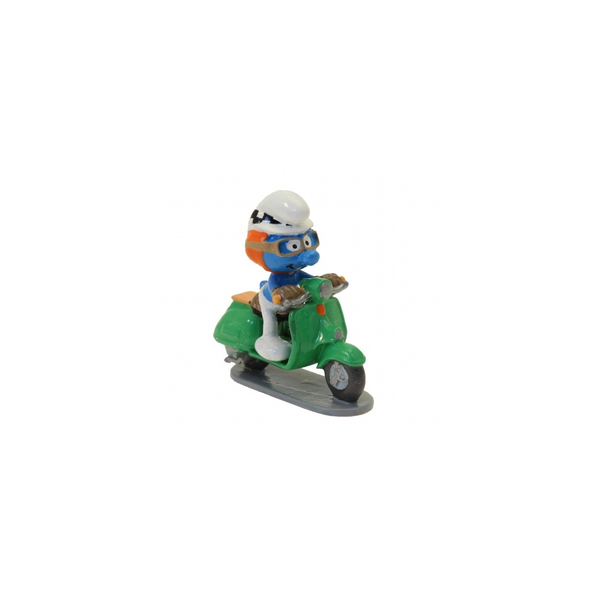 Pixi Origine - Normas de tráfico, Pitufo verde en patinete - Los Pitufos