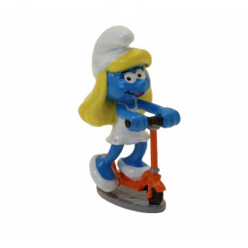 Pixi Origine - Normas de tráfico, Pitufina en patinete - Los Pitufos