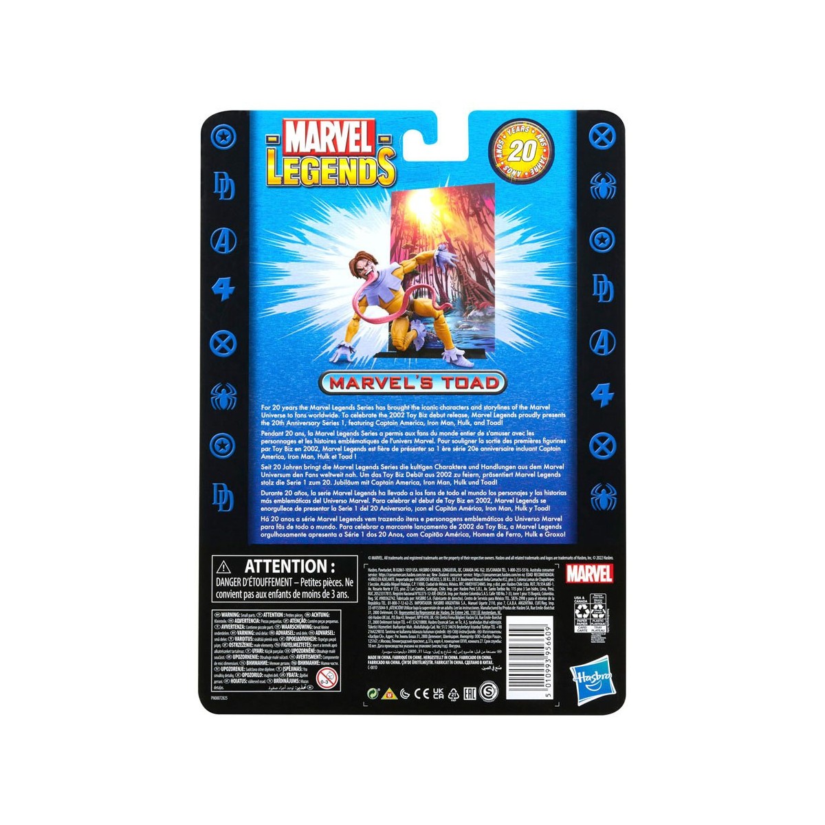 Serie Marvel Legends - TOAD 20th Anniversary Series 1 - Hasbro