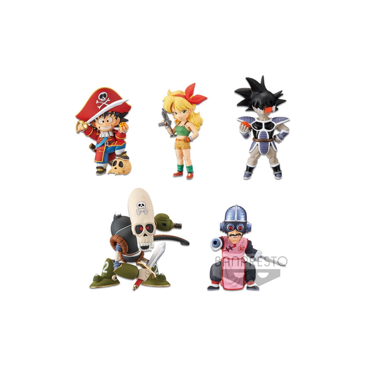 Banpresto Dragonball - WCF - TREASURE RALLY Vol.3 - Set de 5 figuras