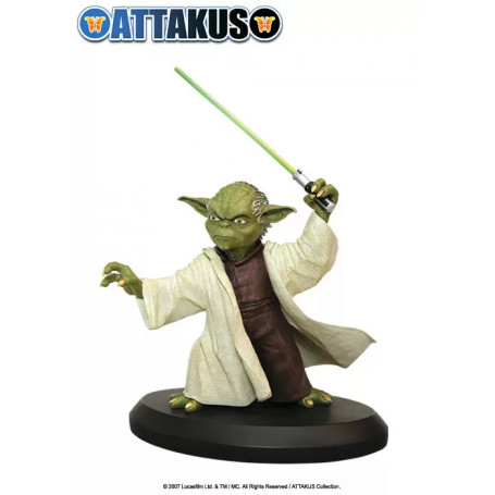 Attakus Star Wars - Estatua de Yoda El Ataque de los Clones 1/5 - OCASIÓN