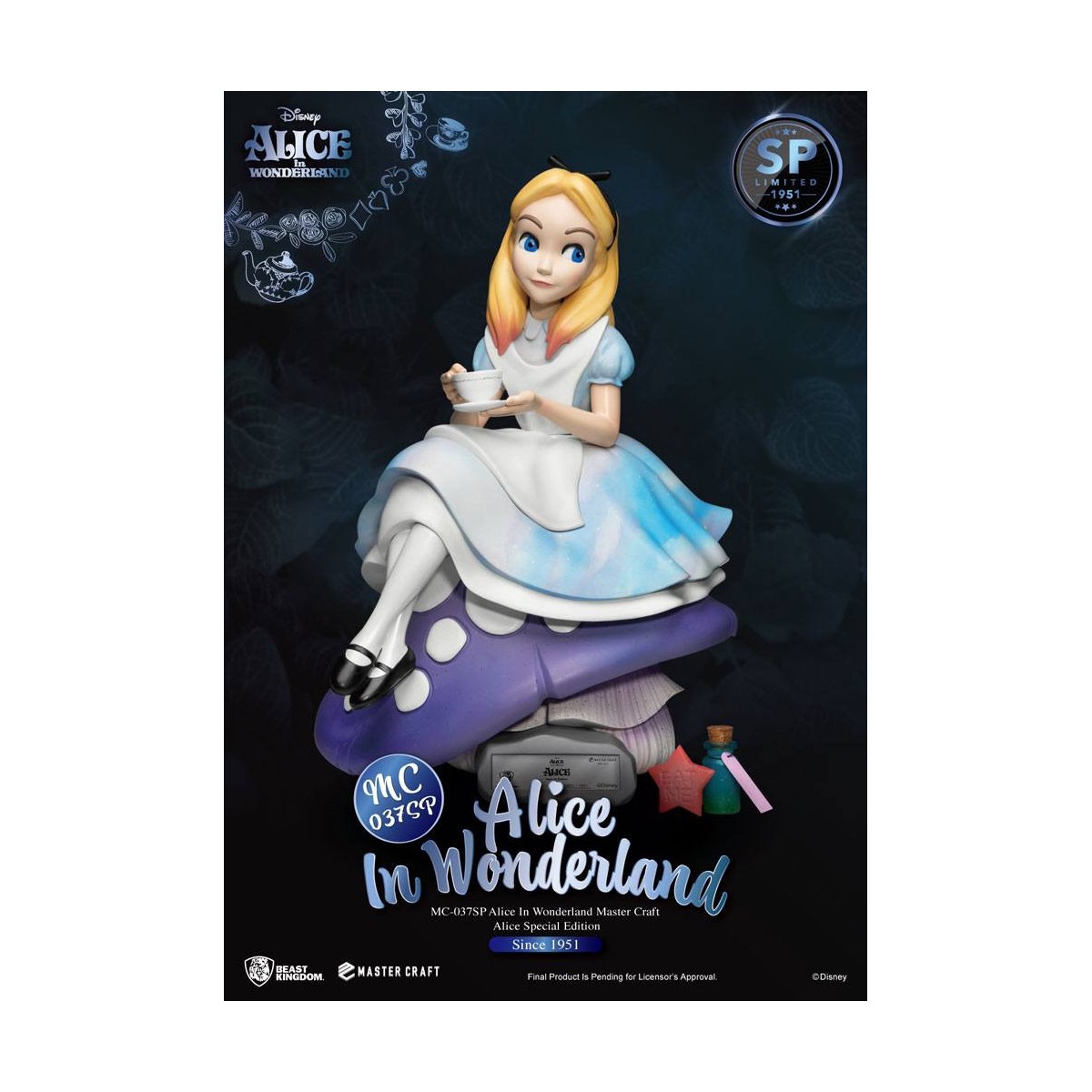 Beast Kingdom Disney - Master Craft Alicia en el País de las Maravillas Edición Especial