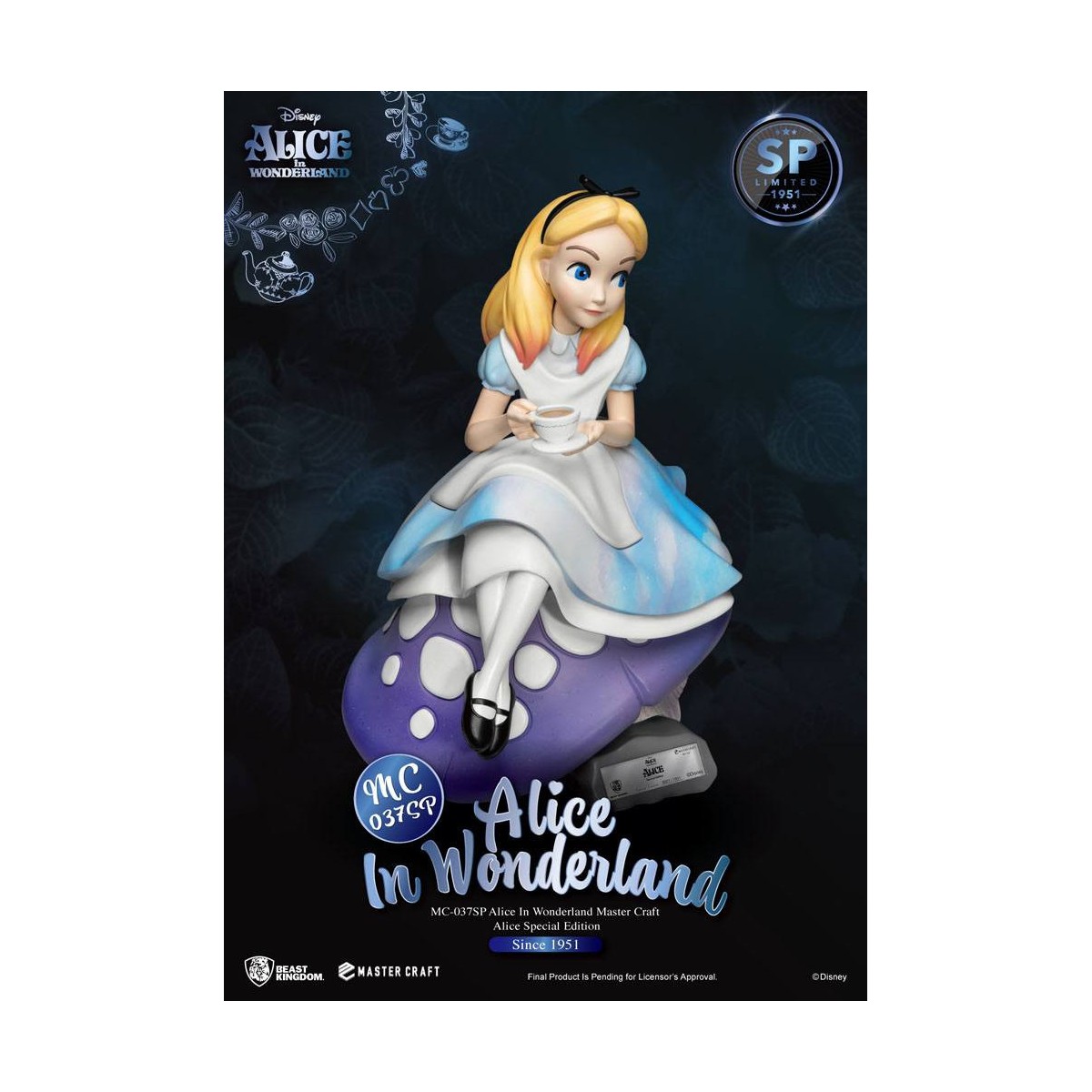 Beast Kingdom Disney - Master Craft Alicia en el País de las Maravillas Edición Especial
