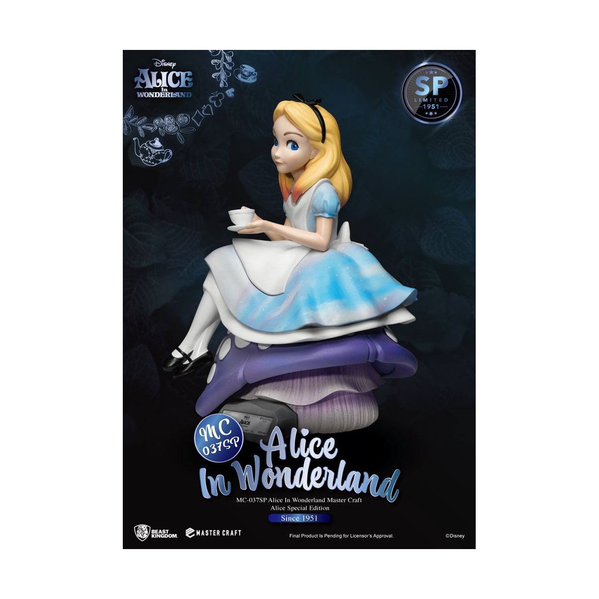 Beast Kingdom Disney - Master Craft Alicia en el País de las Maravillas Edición Especial