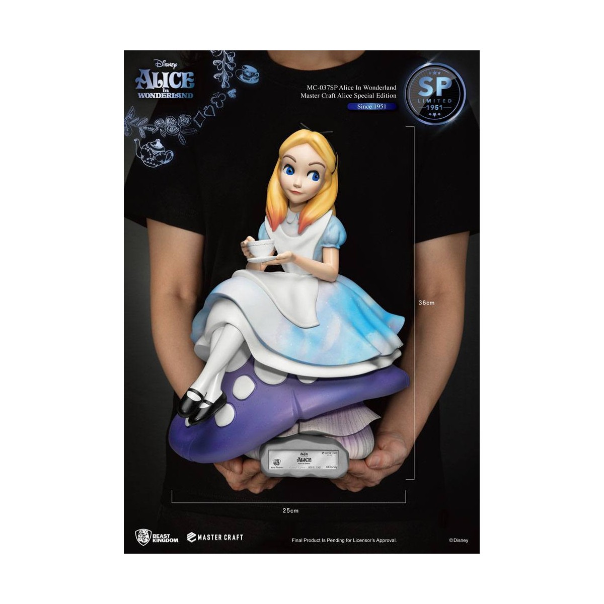 Beast Kingdom Disney - Master Craft Alicia en el País de las Maravillas Edición Especial