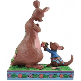 Enesco - Disney Tradition - Winnie The Pooh "The Sweetest Gift" - Pequeño Gurú dando flores a su madre - Por Jim Shore