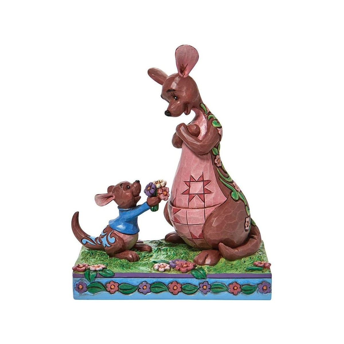 Enesco - Disney Tradition - Winnie The Pooh "The Sweetest Gift" - Pequeño Gurú dando flores a su madre - Por Jim Shore