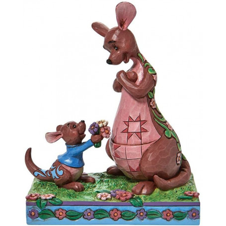 Enesco - Disney Tradition - Winnie The Pooh "The Sweetest Gift" - Pequeño Gurú dando flores a su madre - Por Jim Shore