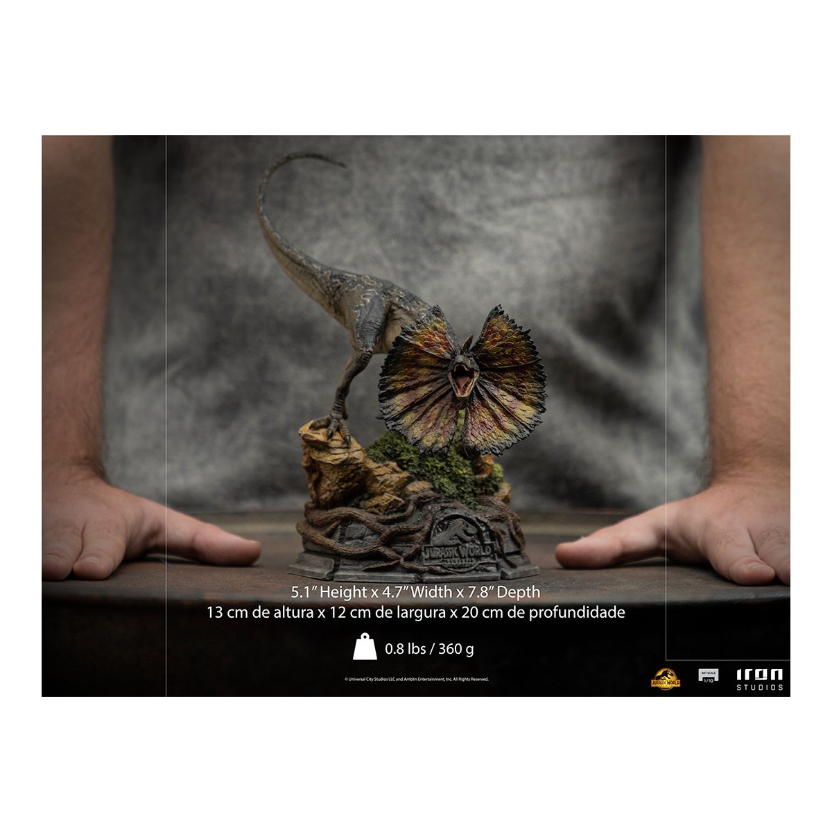 Iron Studios - Dilophosaurus - Jurassic World Dominion 1/10 BDS Art Scale