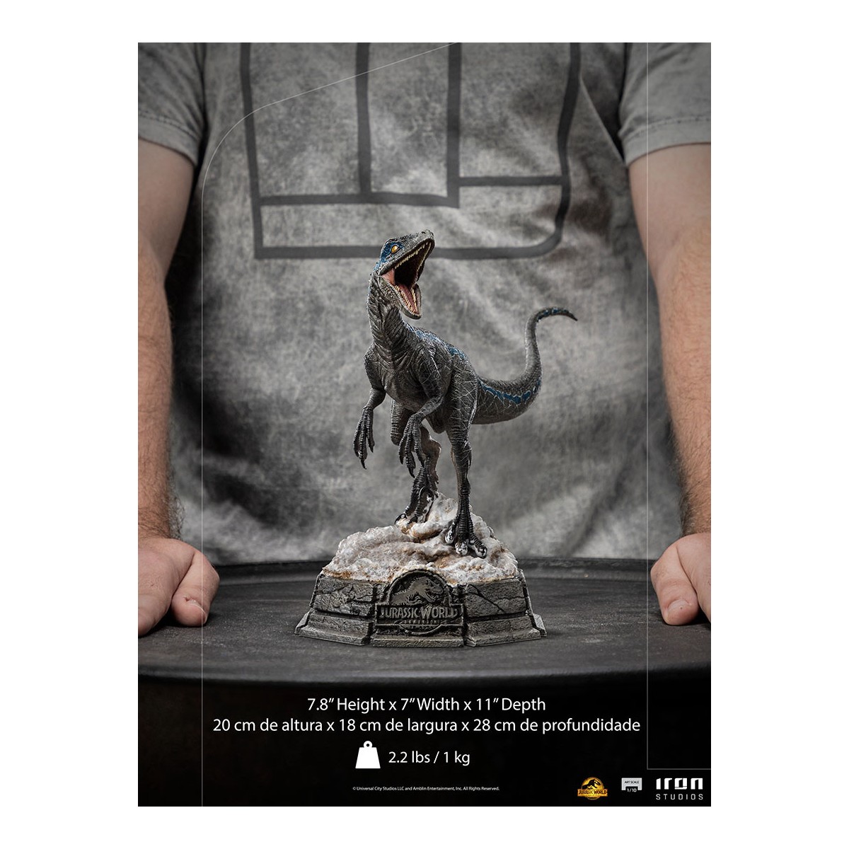 Iron Studios - Azul - Jurassic World Dominion 1/10 Bds Art Scale