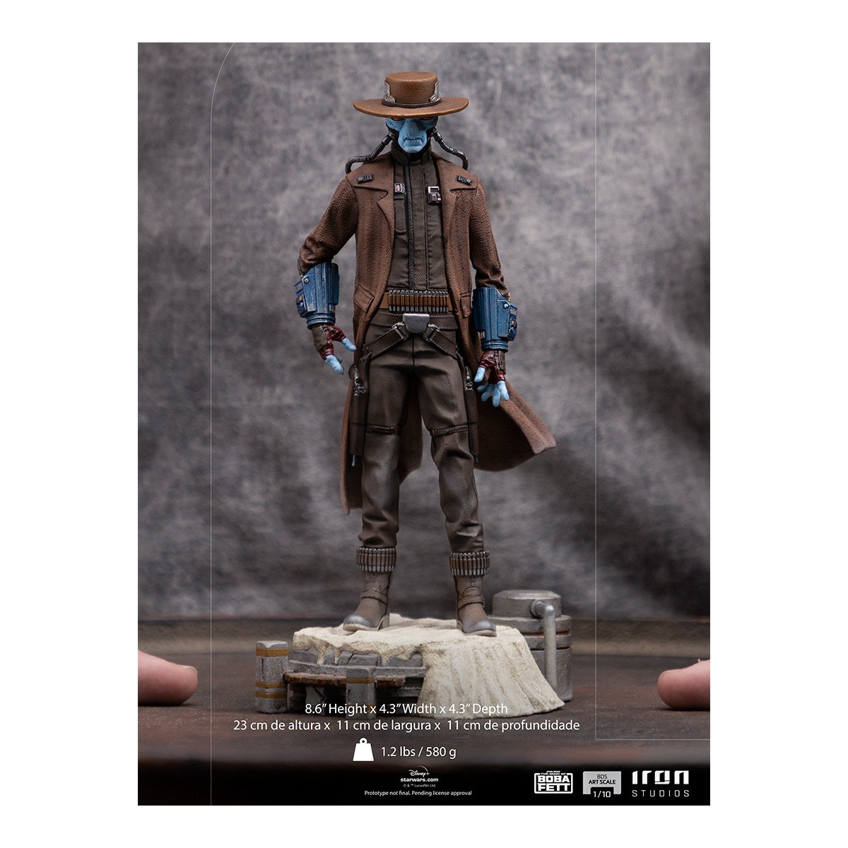 IRON STUDIOS - Cad Bane BDS Art Scale 1/10 - Star Wars El Libro de Boba Fett