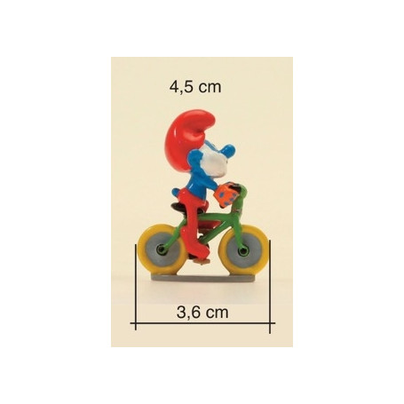 Pixi Origine - Normas de tráfico, Papá Pitufo en bicicleta - Los Pitufos