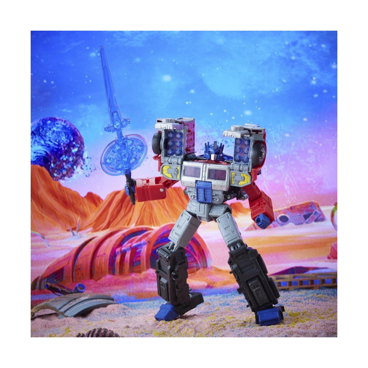Hasbro - Transformers Legacy G2 - Láser Optimus Prime - Clase Líder