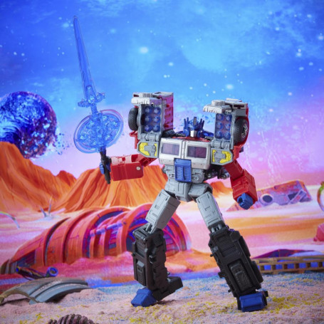 Hasbro - Transformers Legacy G2 - Láser Optimus Prime - Clase Líder