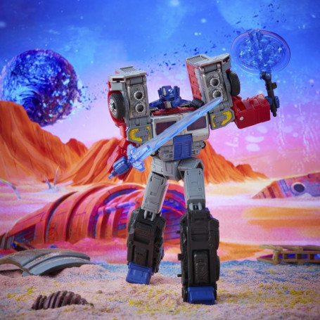 Hasbro - Transformers Legacy G2 - Láser Optimus Prime - Clase Líder