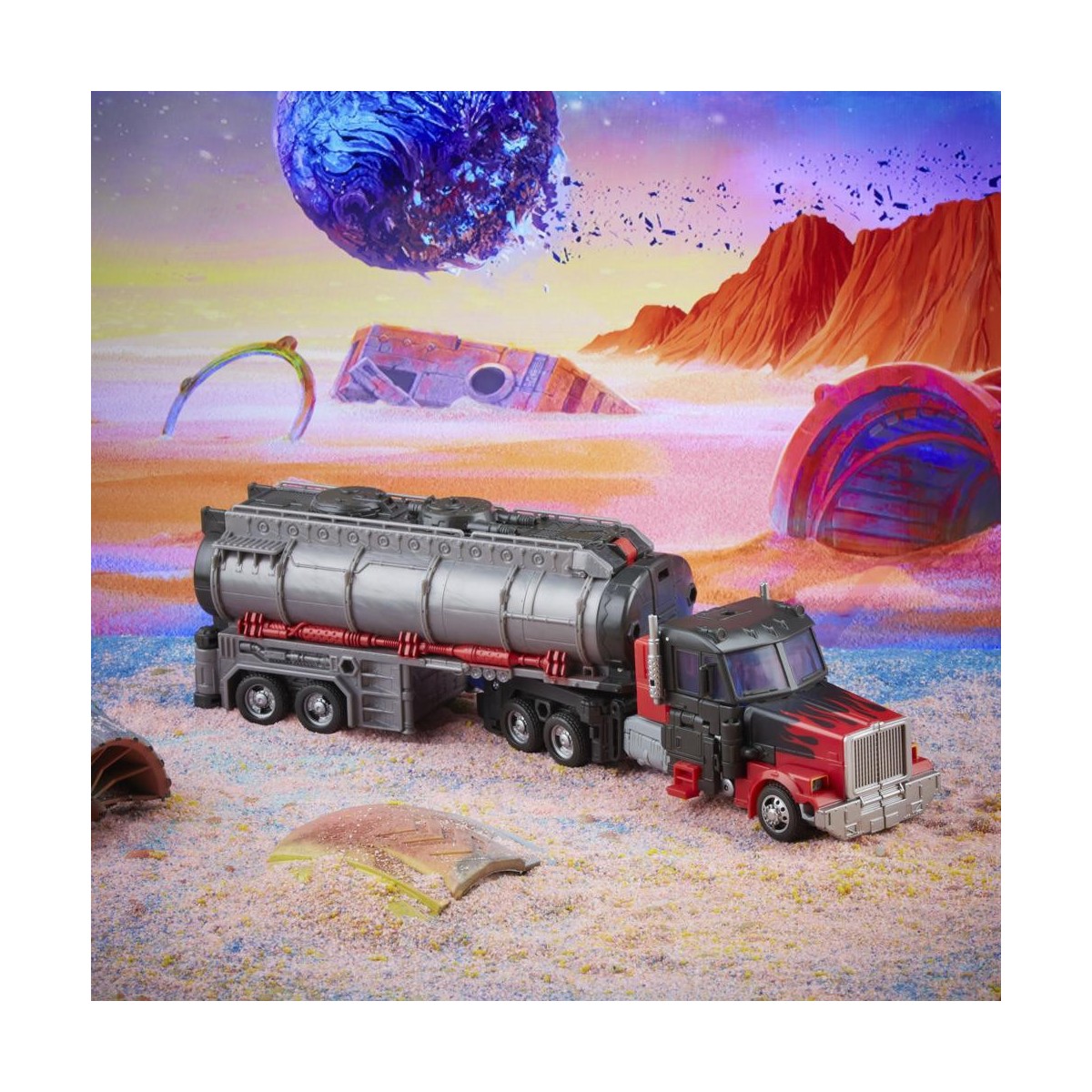 Hasbro - Transformers Legacy G2 - Láser Optimus Prime - Clase Líder