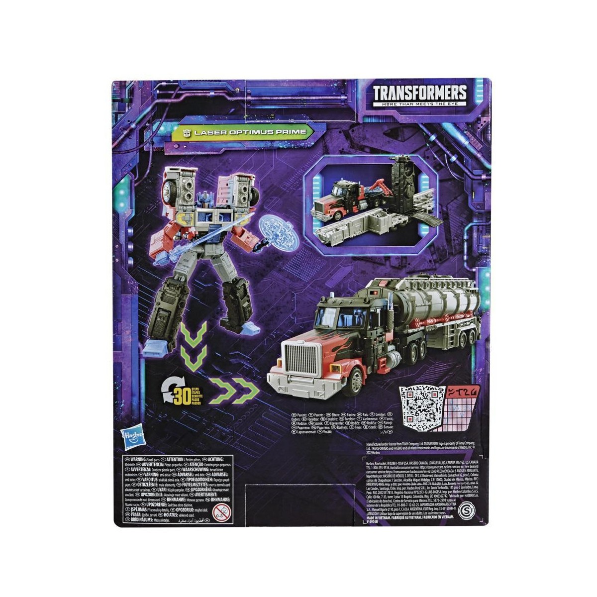 Hasbro - Transformers Legacy G2 - Láser Optimus Prime - Clase Líder