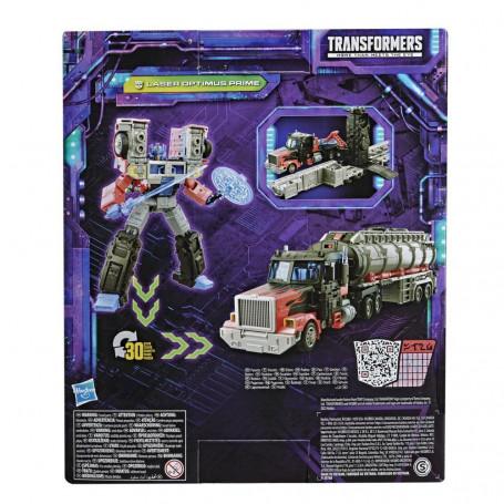 Hasbro - Transformers Legacy G2 - Láser Optimus Prime - Clase Líder