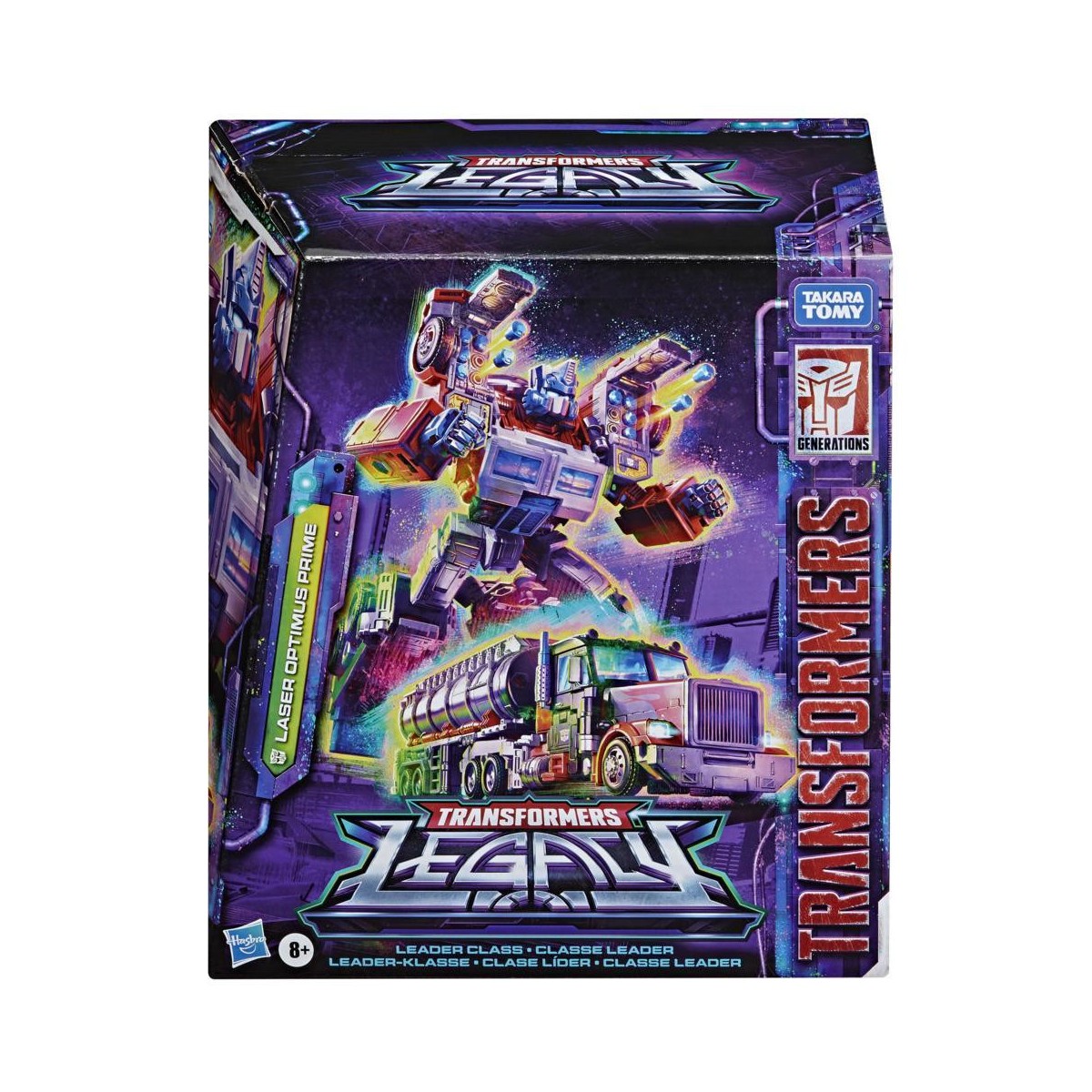 Hasbro - Transformers Legacy G2 - Láser Optimus Prime - Clase Líder