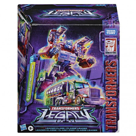 Hasbro - Transformers Legacy G2 - Láser Optimus Prime - Clase Líder
