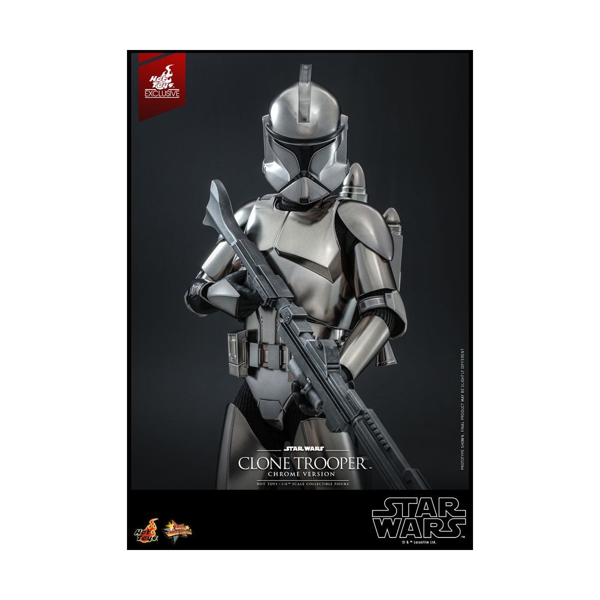 Hot toys Star Wars - Clone Trooper Chrome Version 1/6 2022 Convention Exclusive
