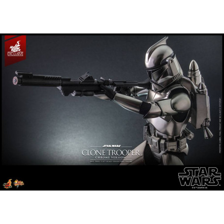 Hot toys Star Wars - Clone Trooper Chrome Version 1/6 2022 Convention Exclusive