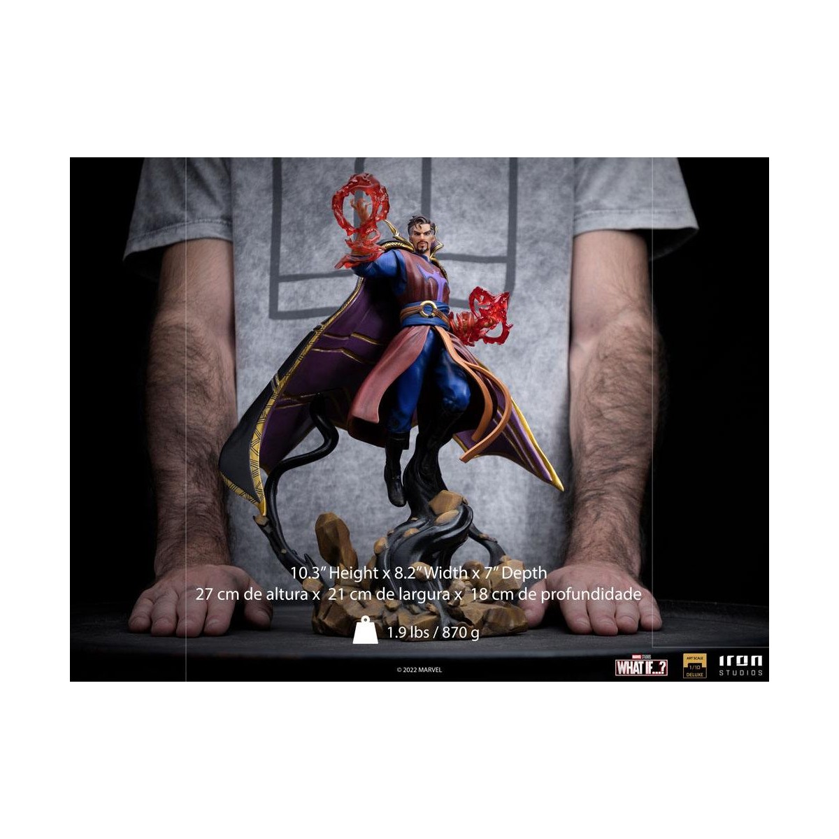 Iron Studios Marvel - ¿Y si...? Estatuilla Strange Supreme 1/10 Art Scale