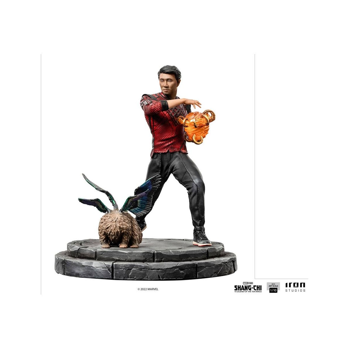 Iron Studios Marvel - Shang-Chi & Morris - Estatuilla de Shang-Chi y la Leyenda de los Diez Anillos 1/10 BDS Art Scale
