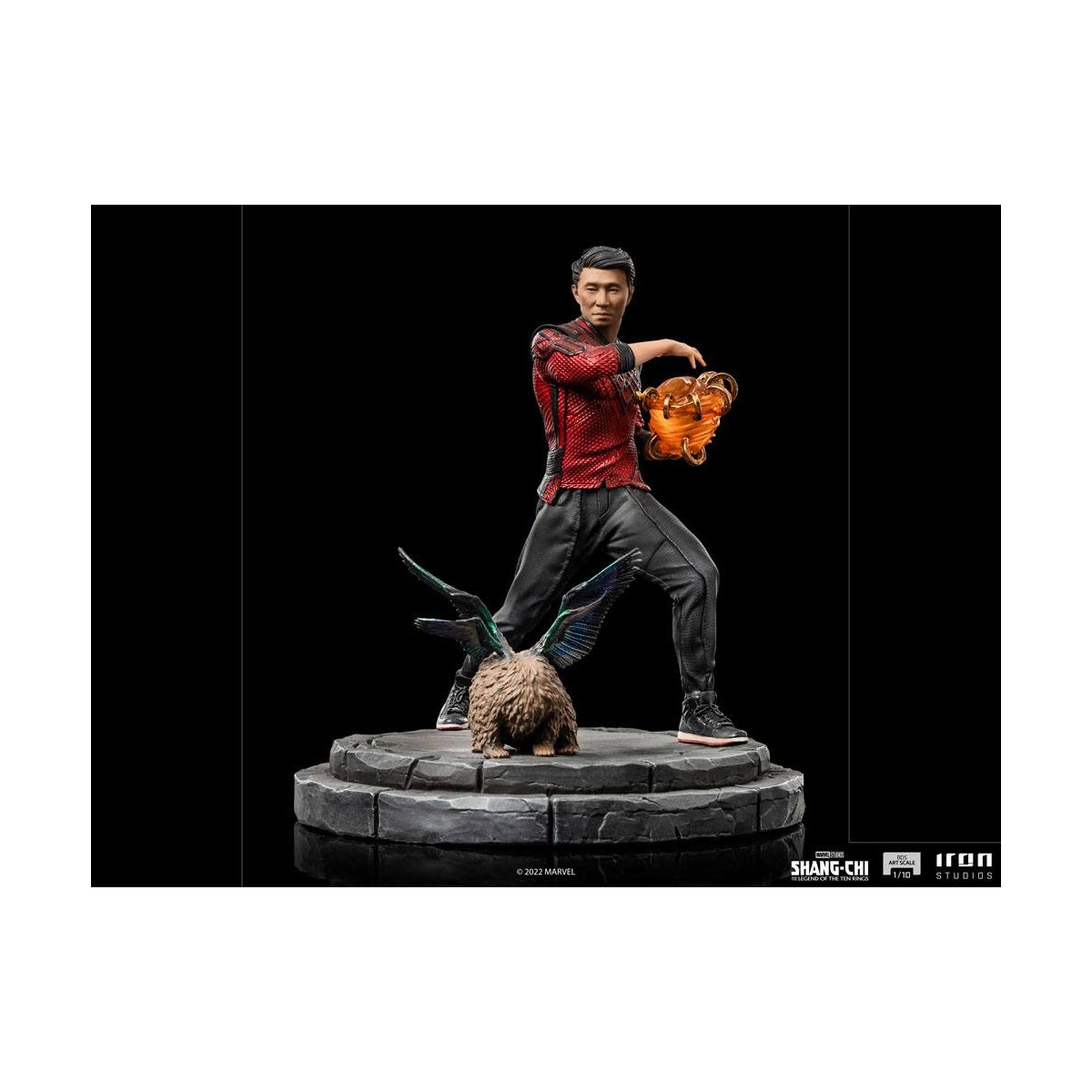 Iron Studios Marvel - Shang-Chi & Morris - Estatuilla de Shang-Chi y la Leyenda de los Diez Anillos 1/10 BDS Art Scale