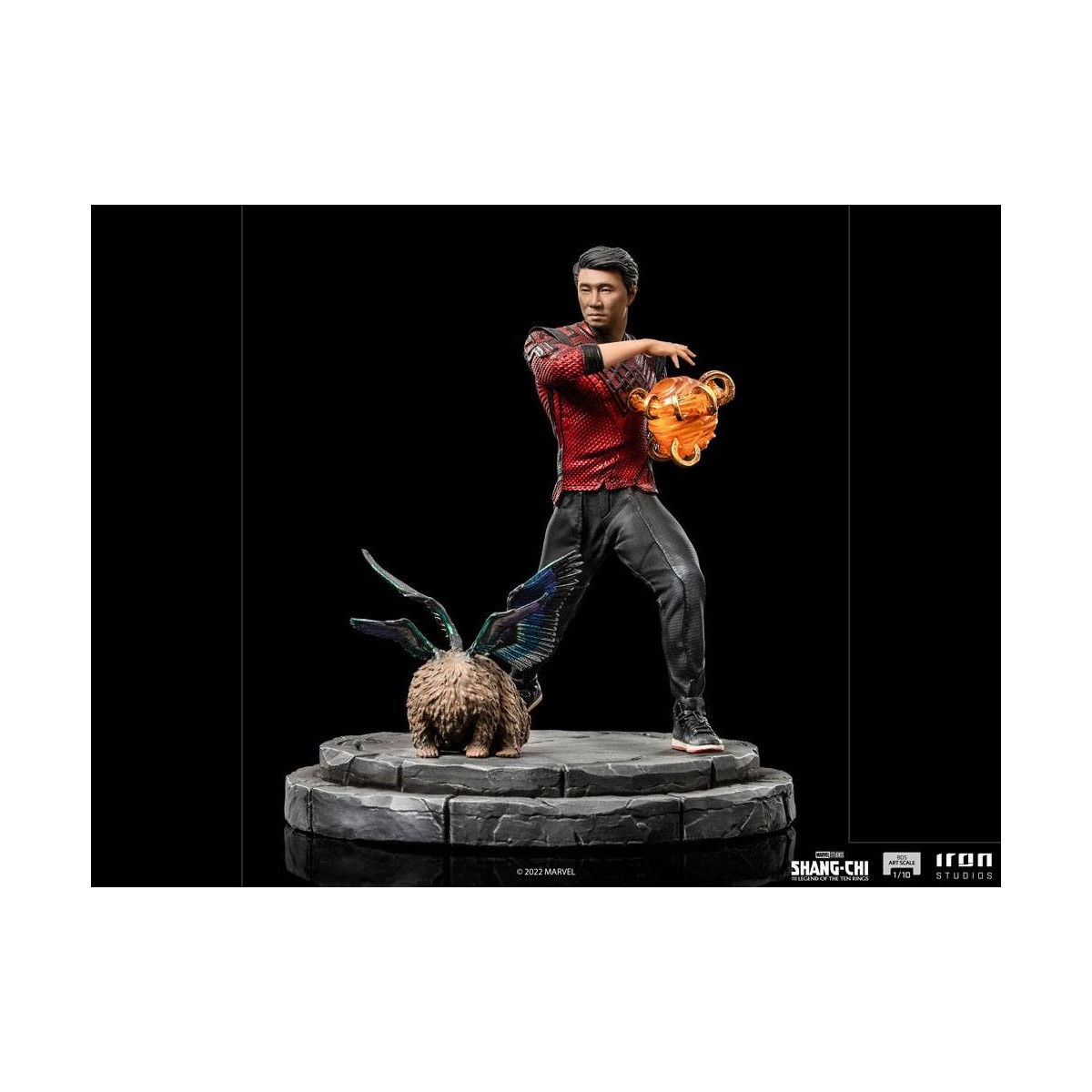 Iron Studios Marvel - Shang-Chi & Morris - Estatuilla de Shang-Chi y la Leyenda de los Diez Anillos 1/10 BDS Art Scale