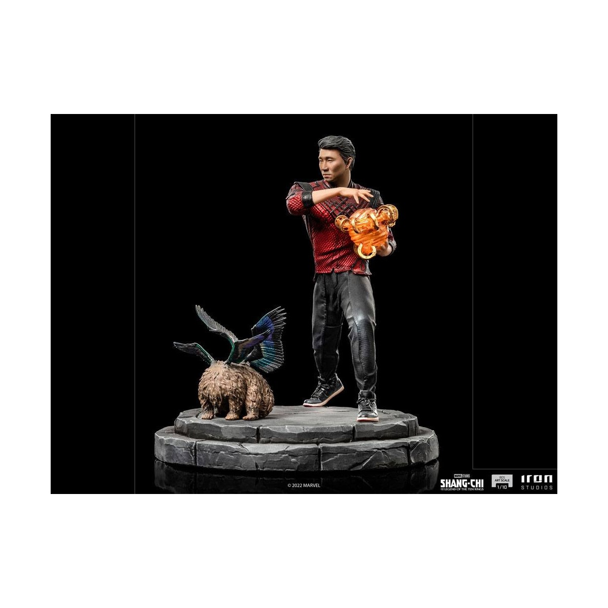 Iron Studios Marvel - Shang-Chi & Morris - Estatuilla de Shang-Chi y la Leyenda de los Diez Anillos 1/10 BDS Art Scale