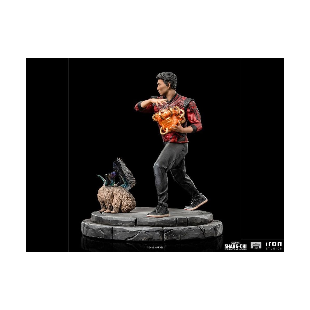 Iron Studios Marvel - Shang-Chi & Morris - Estatuilla de Shang-Chi y la Leyenda de los Diez Anillos 1/10 BDS Art Scale