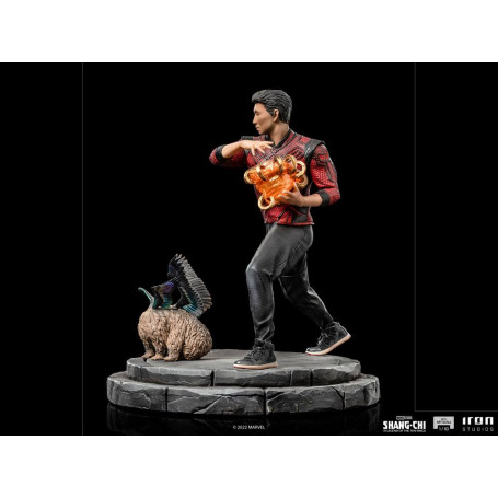 Iron Studios Marvel - Shang-Chi & Morris - Estatuilla de Shang-Chi y la Leyenda de los Diez Anillos 1/10 BDS Art Scale