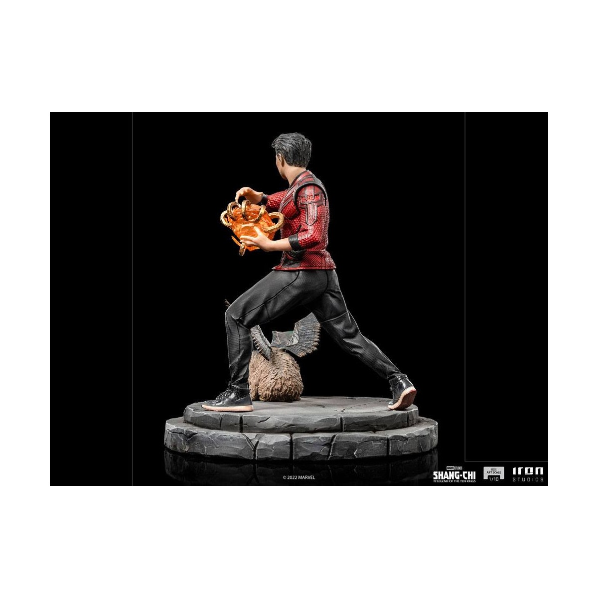 Iron Studios Marvel - Shang-Chi & Morris - Estatuilla de Shang-Chi y la Leyenda de los Diez Anillos 1/10 BDS Art Scale