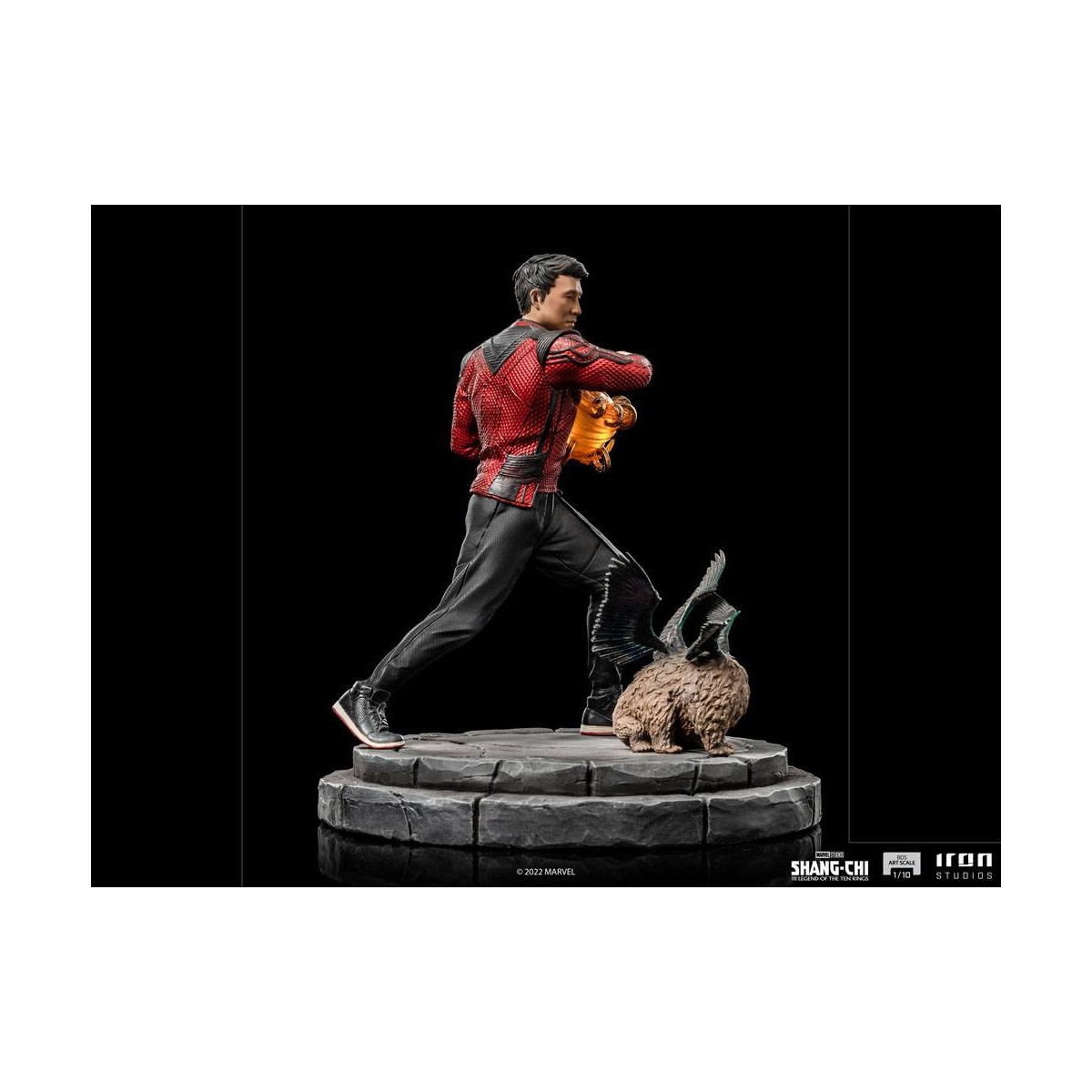 Iron Studios Marvel - Shang-Chi & Morris - Estatuilla de Shang-Chi y la Leyenda de los Diez Anillos 1/10 BDS Art Scale