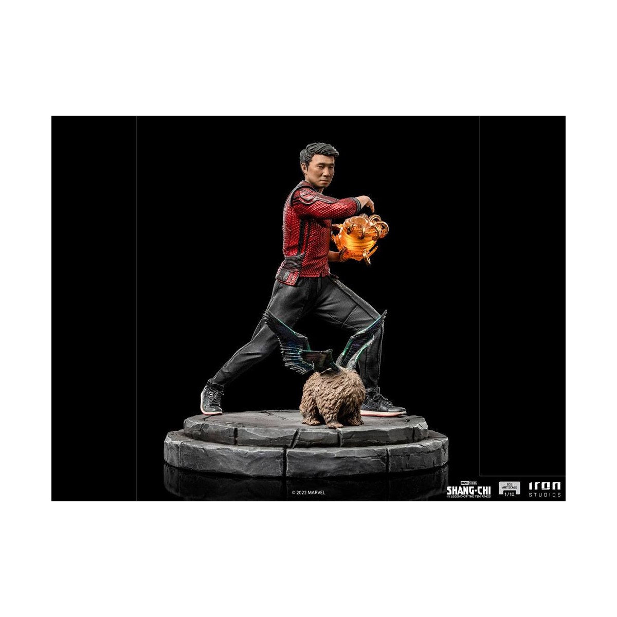 Iron Studios Marvel - Shang-Chi & Morris - Estatuilla de Shang-Chi y la Leyenda de los Diez Anillos 1/10 BDS Art Scale