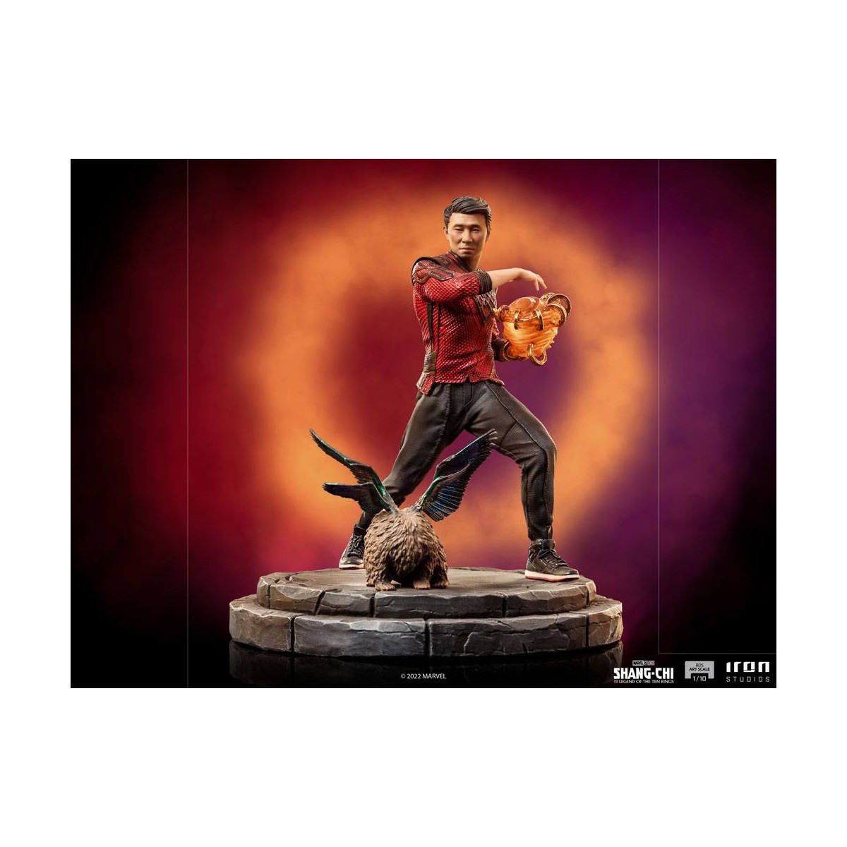 Iron Studios Marvel - Shang-Chi & Morris - Estatuilla de Shang-Chi y la Leyenda de los Diez Anillos 1/10 BDS Art Scale