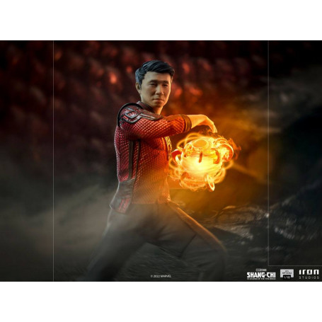 Iron Studios Marvel - Shang-Chi & Morris - Estatuilla de Shang-Chi y la Leyenda de los Diez Anillos 1/10 BDS Art Scale
